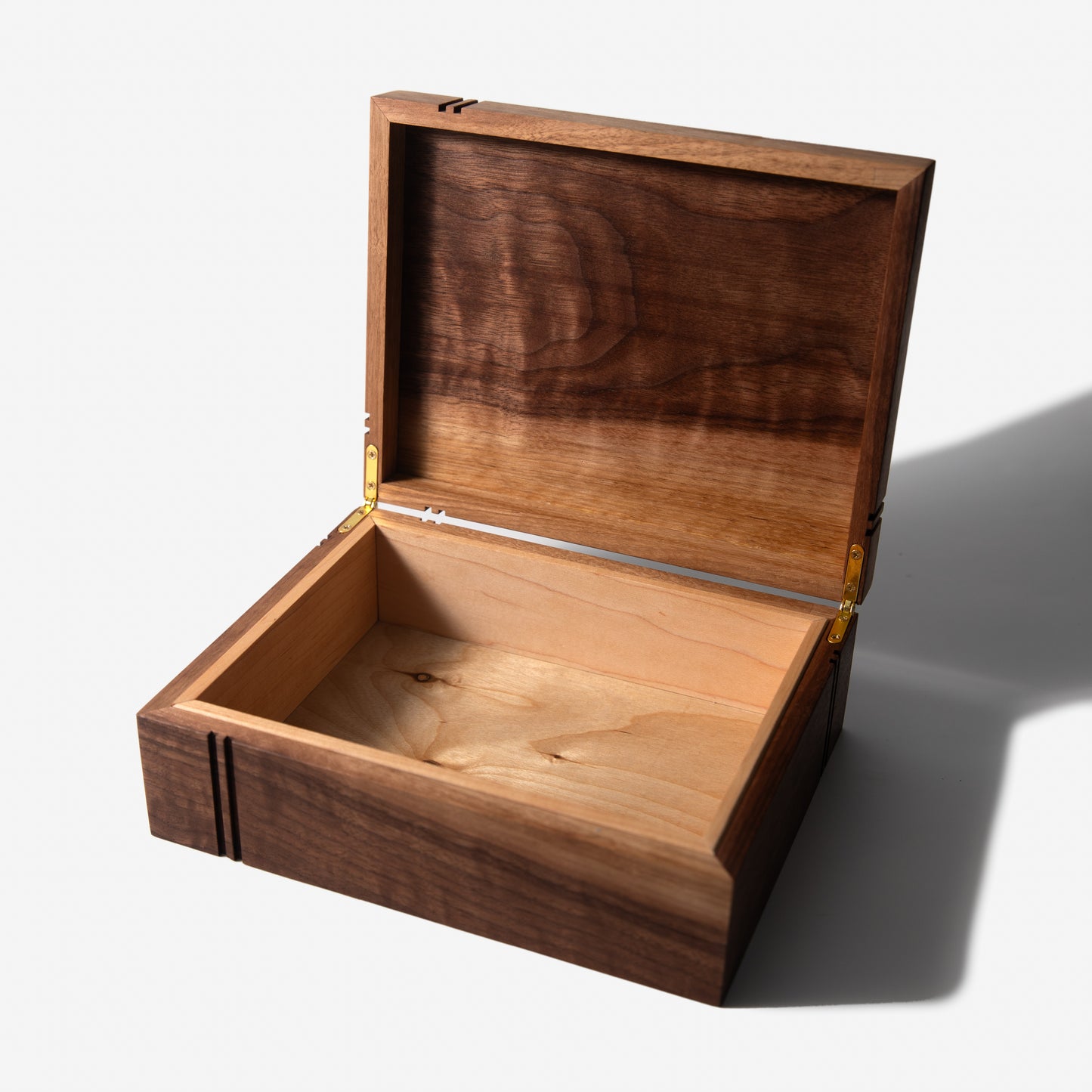 Keepsake Box - Black Walnut and Maple