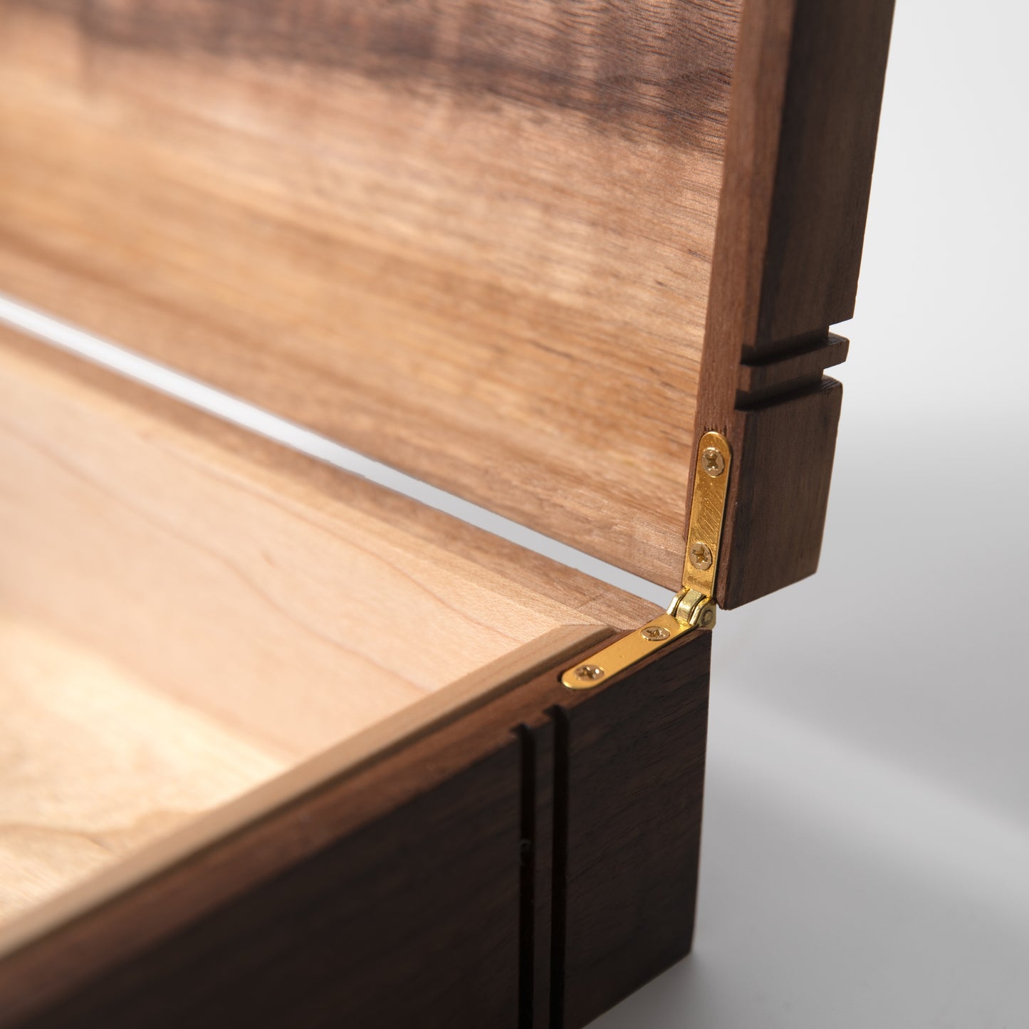 Keepsake Box - Black Walnut and Maple