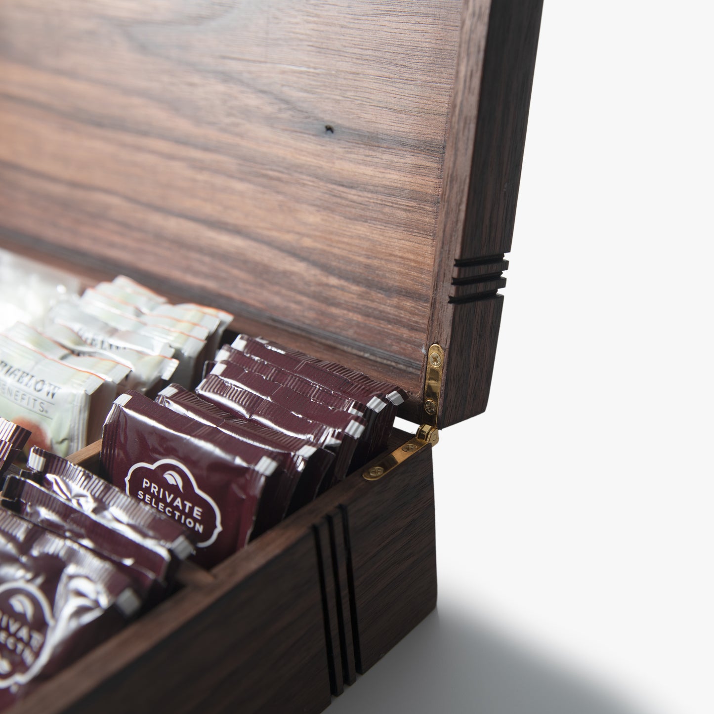 Tea Chest - Black Walnut - 8 Compartments