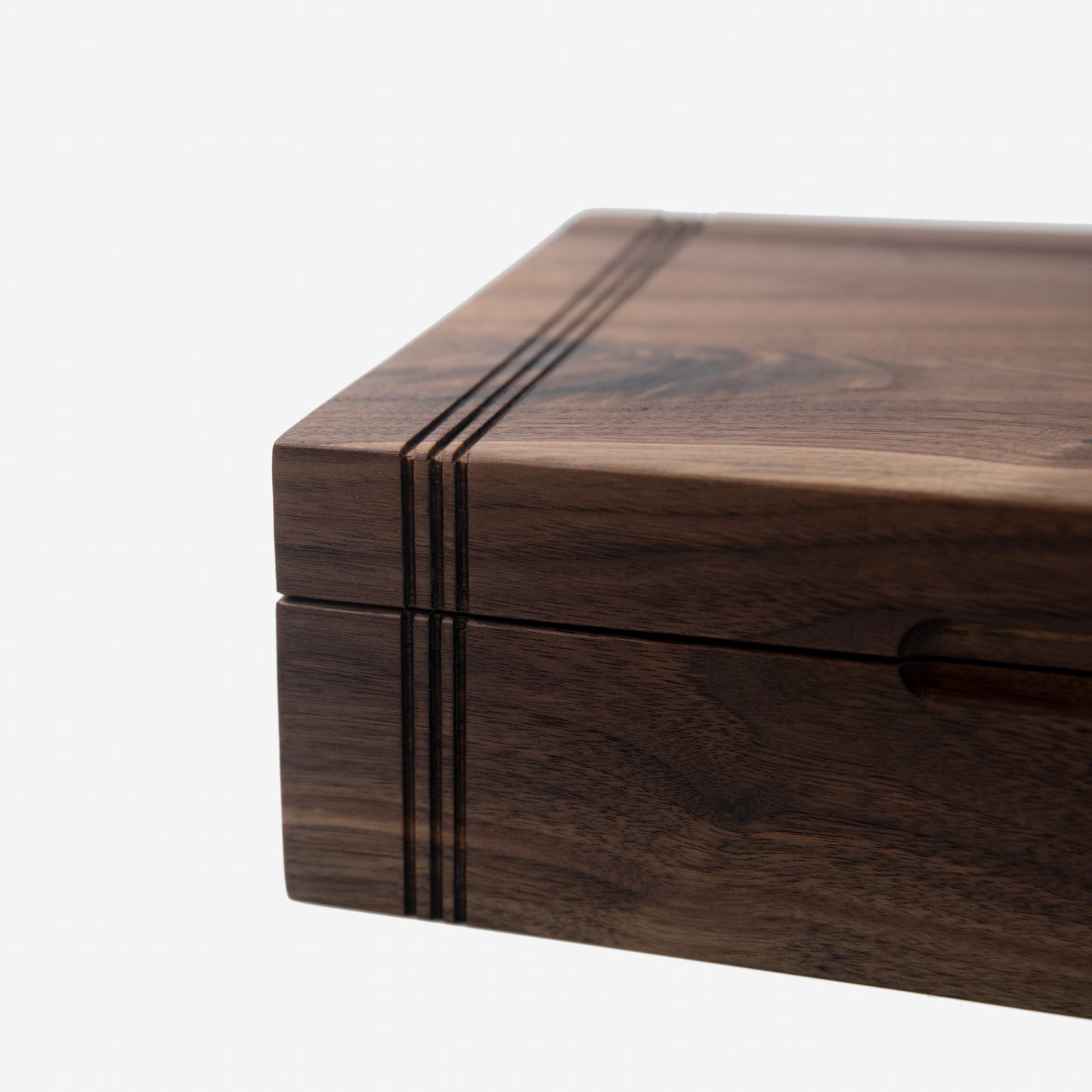 Tea Chest - Black Walnut - 12 Compartments
