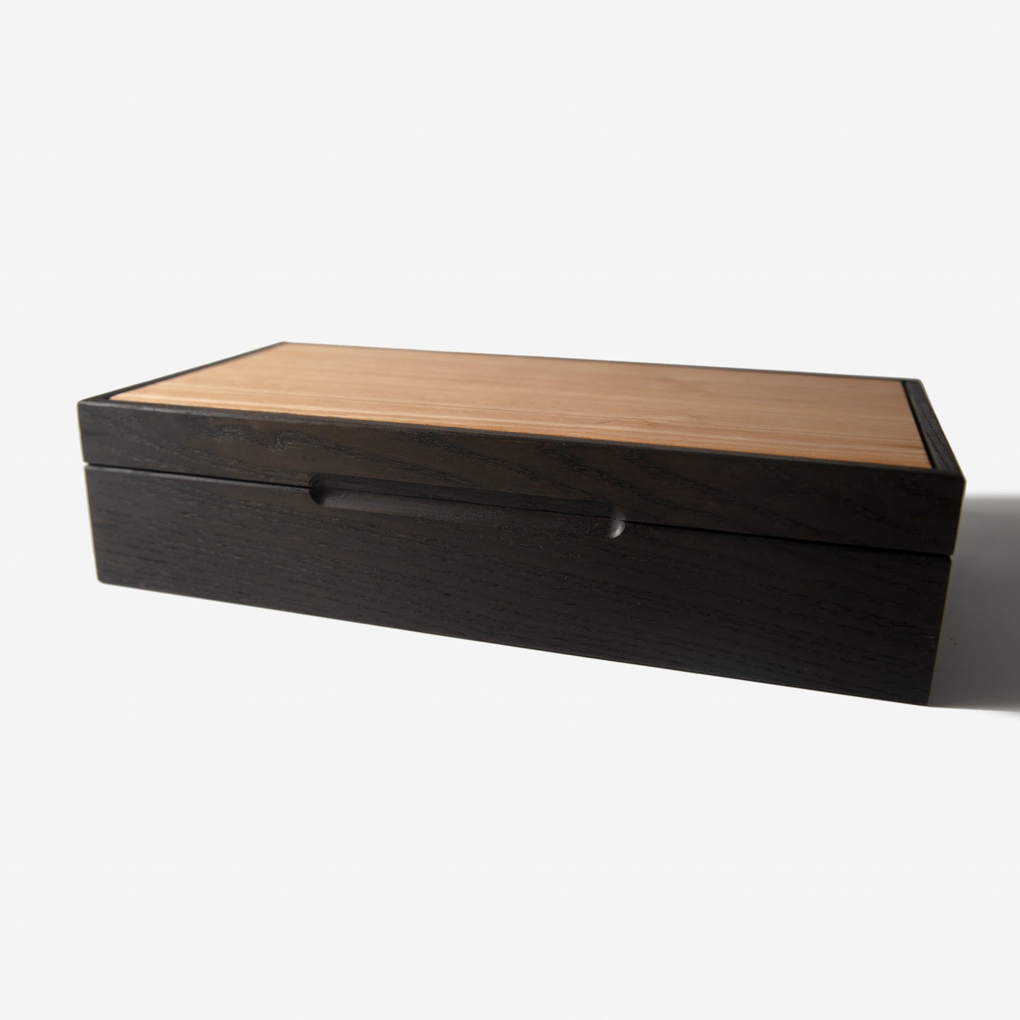 Watch Box - Black Ash and White Ash