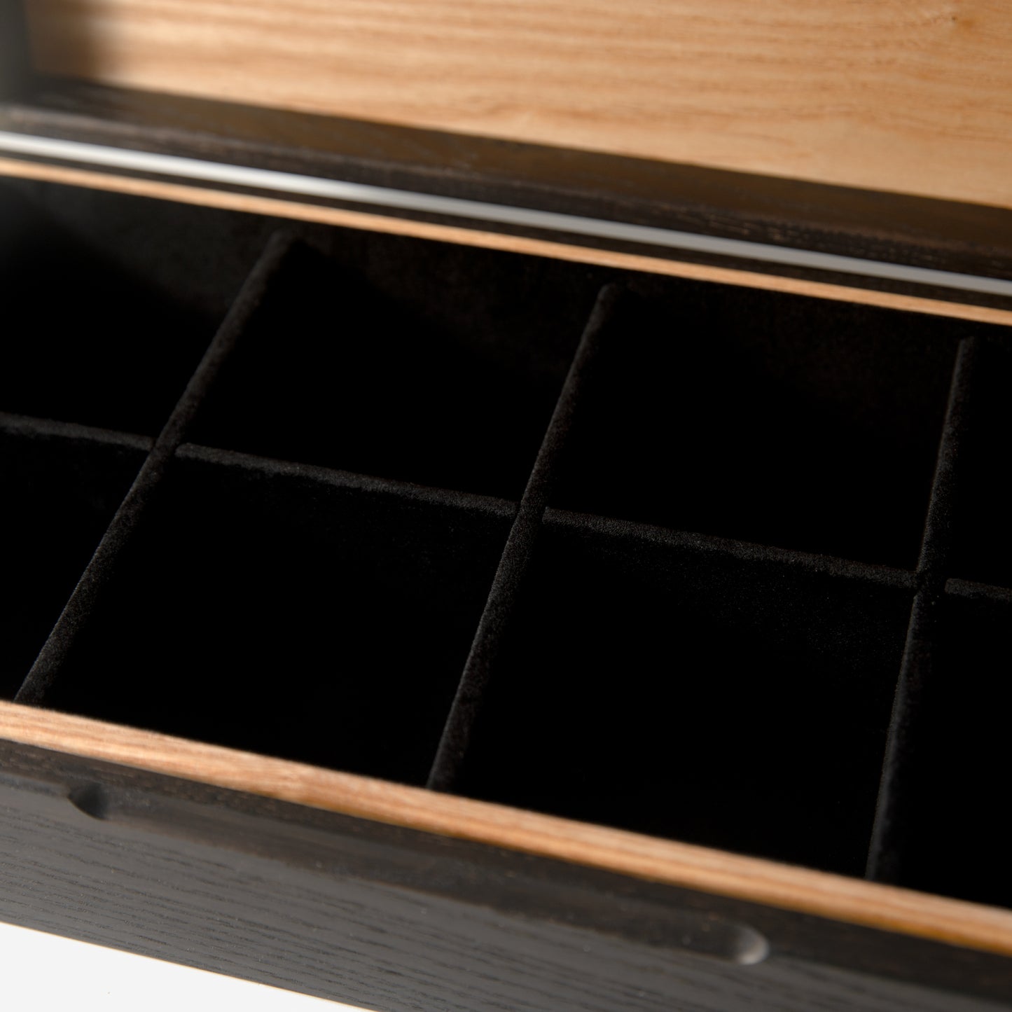 Watch Box - Black Ash and White Ash