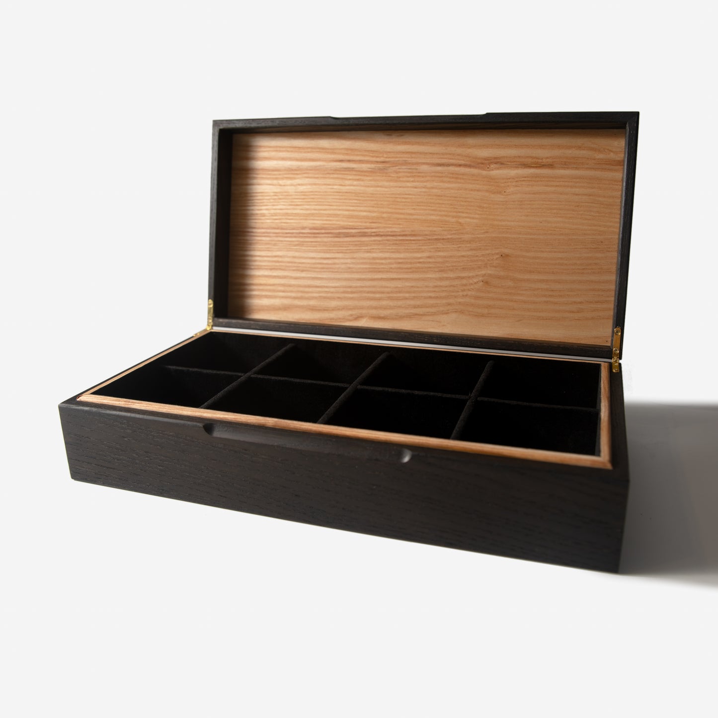 Watch Box - Black Ash and White Ash