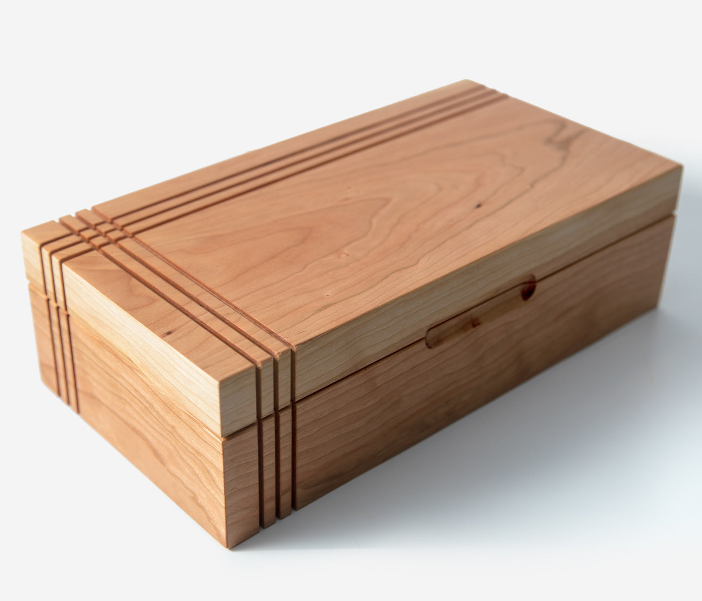 Tea Chest - American Cherry - 8 Compartments