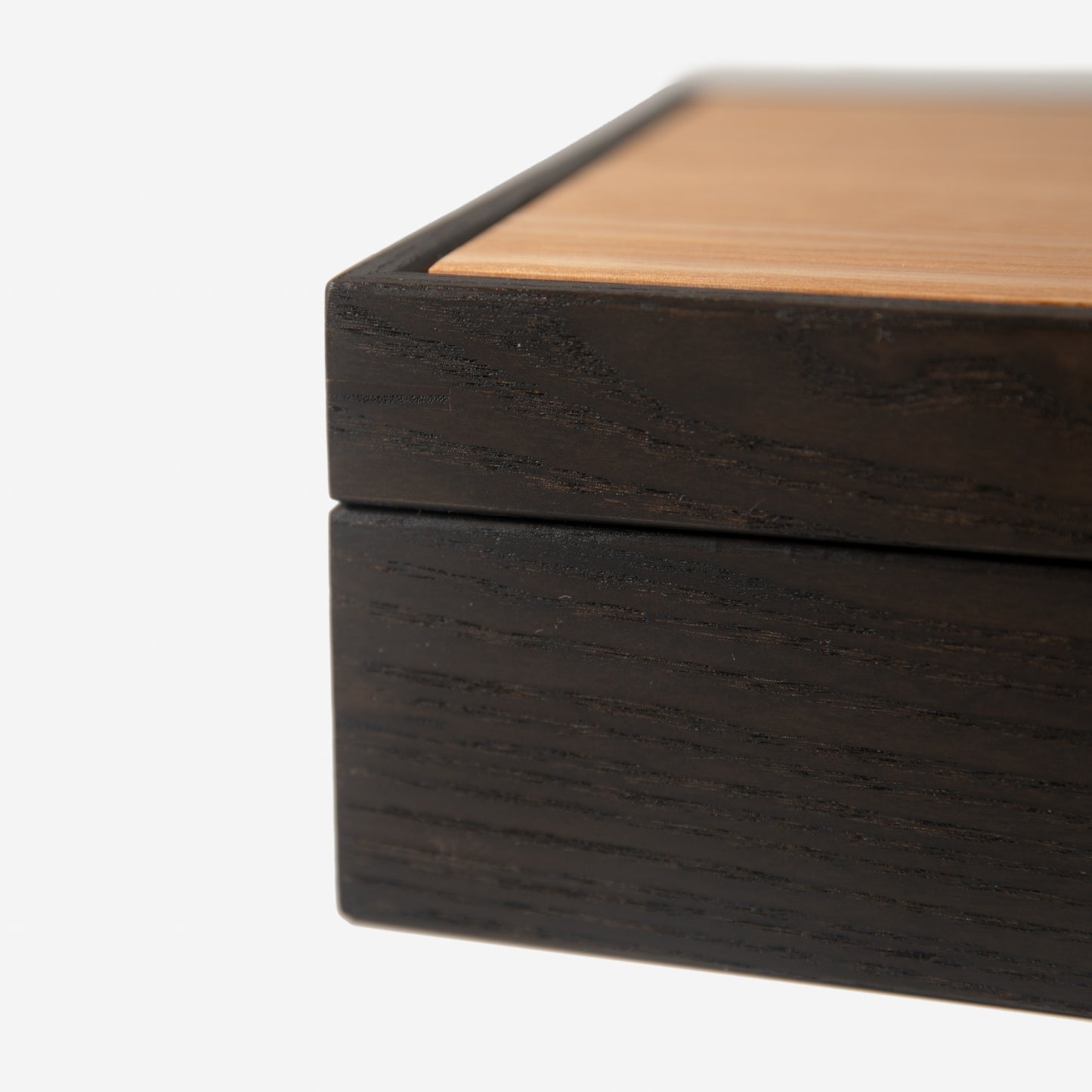 Watch Box - Black Ash and White Ash