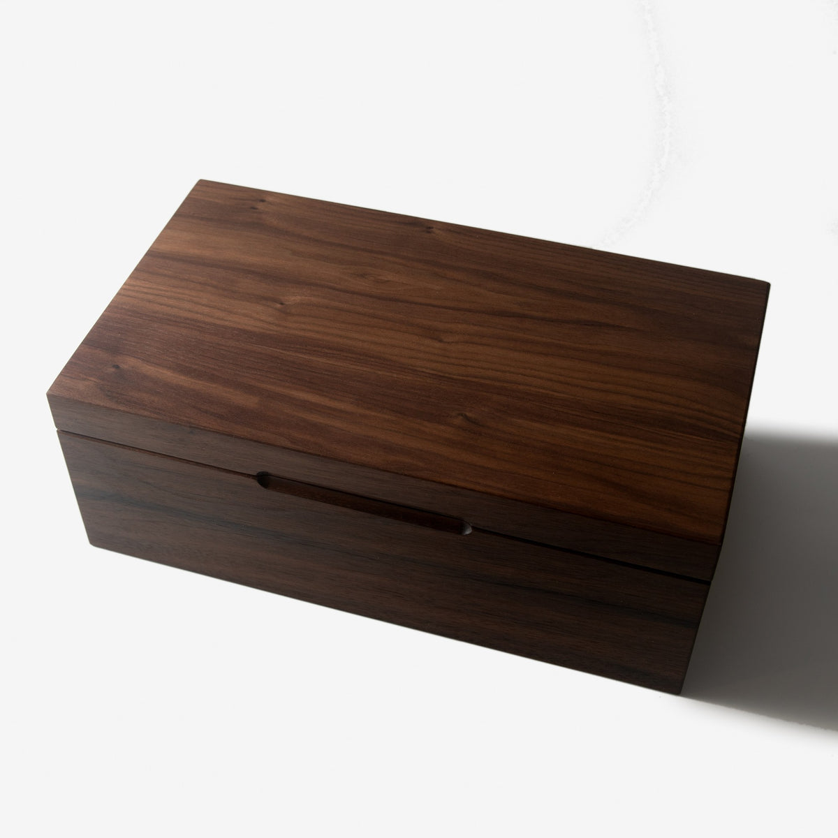 Black Walnut Cigar Humidor, handmade by Red Ridge Woodworking, view 22