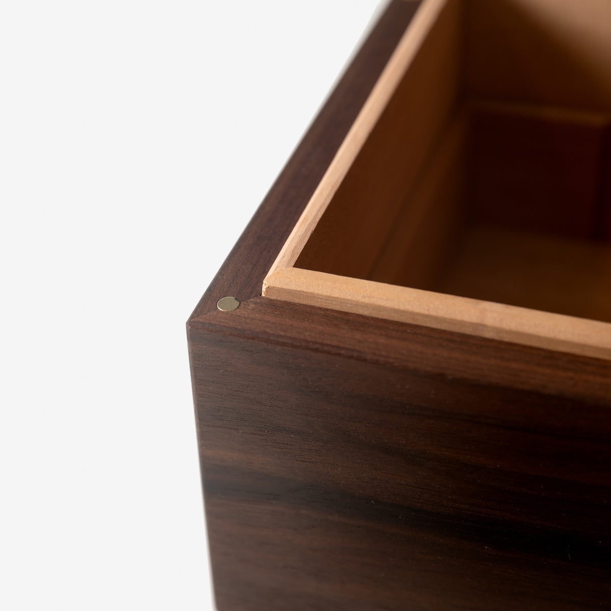 Black Walnut Cigar Humidor, handmade by Red Ridge Woodworking, view 23
