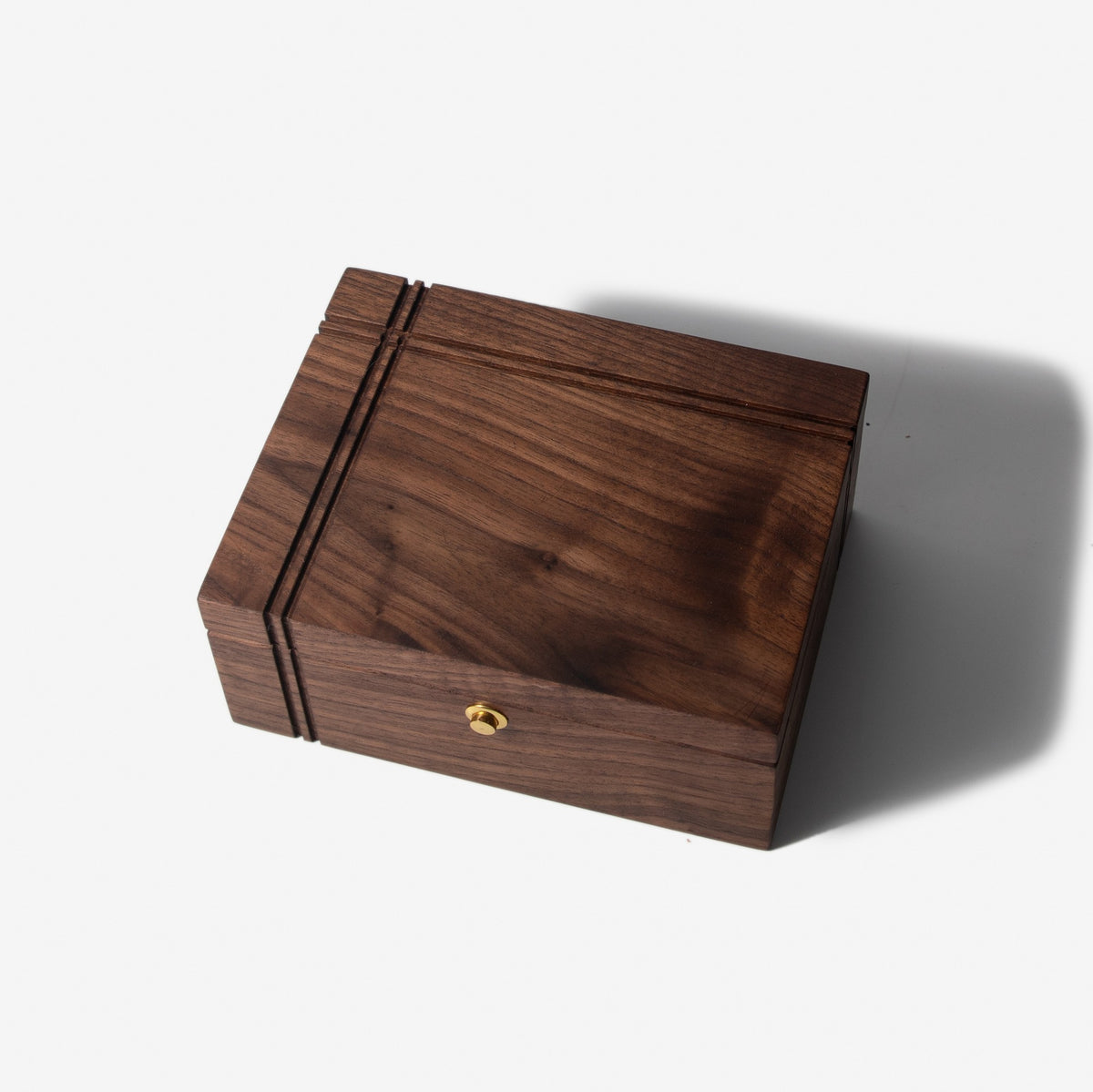 Black Walnut and Maple Keepsake Box, handmade by Red Ridge Woodworking, view 11