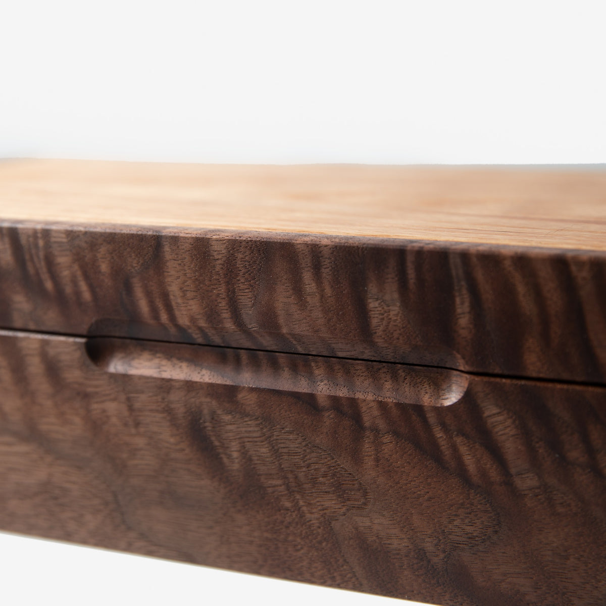 Black Walnut and Oak Watch Box, handmade by Red Ridge Woodworking, view 13
