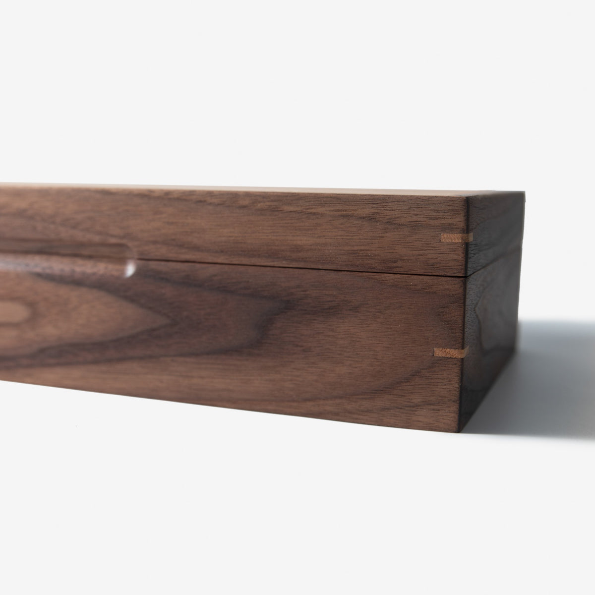Black Walnut and Oak Watch Box, handmade by Red Ridge Woodworking, view 19