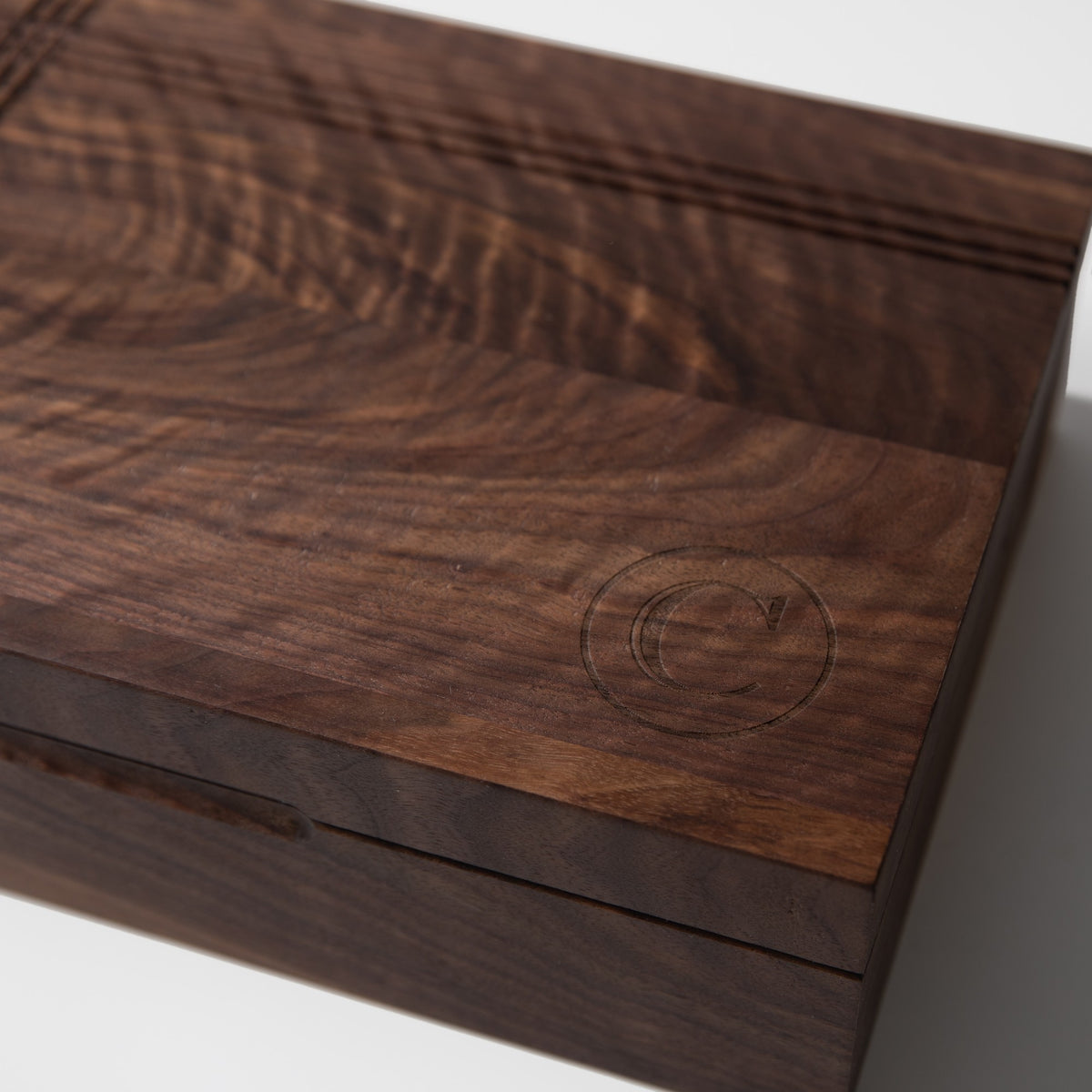 Black Walnut Tea Box, handmade by Red Ridge Woodworking, view 12