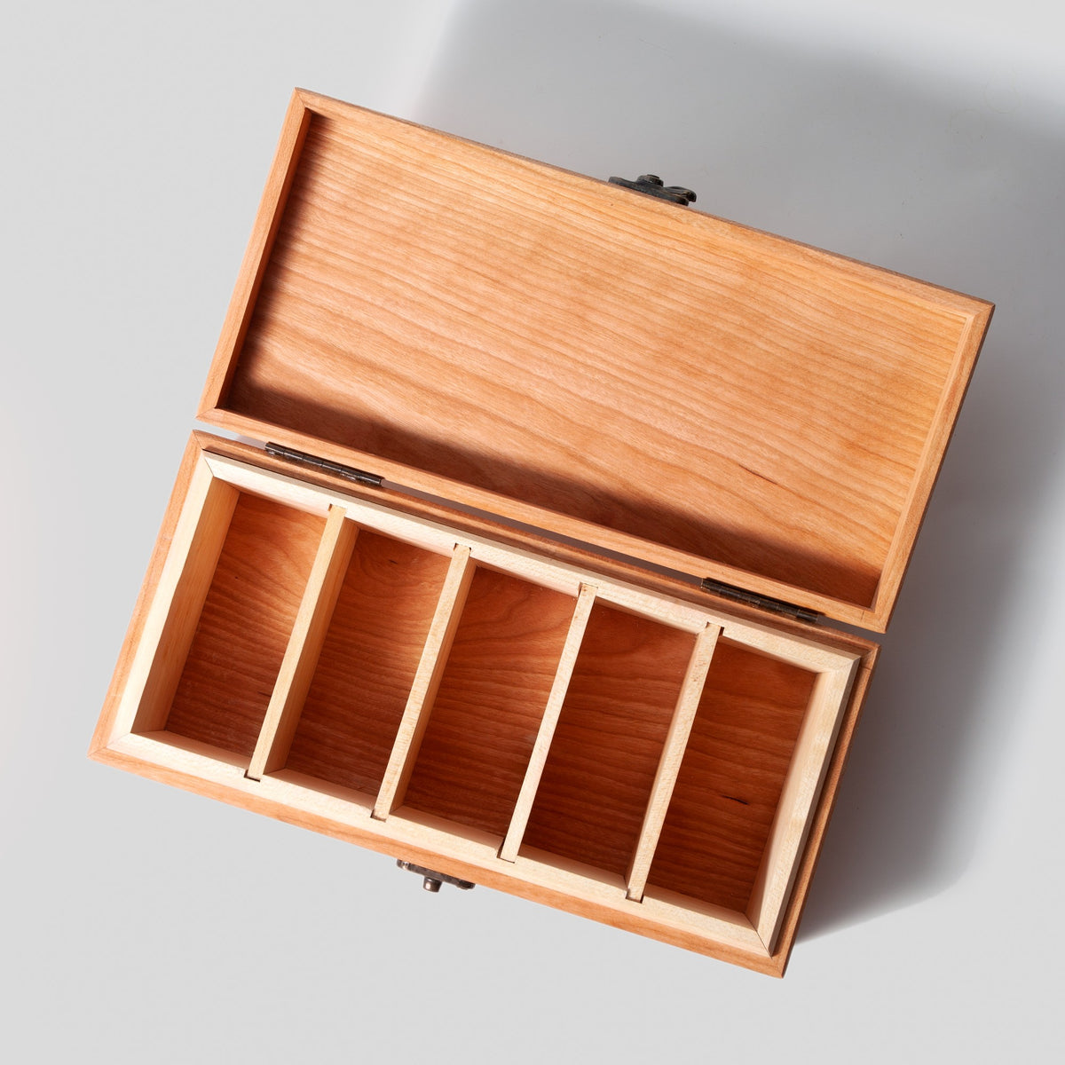 Wooden Card Deck Box, handmade by Red Ridge Woodworking, view 6