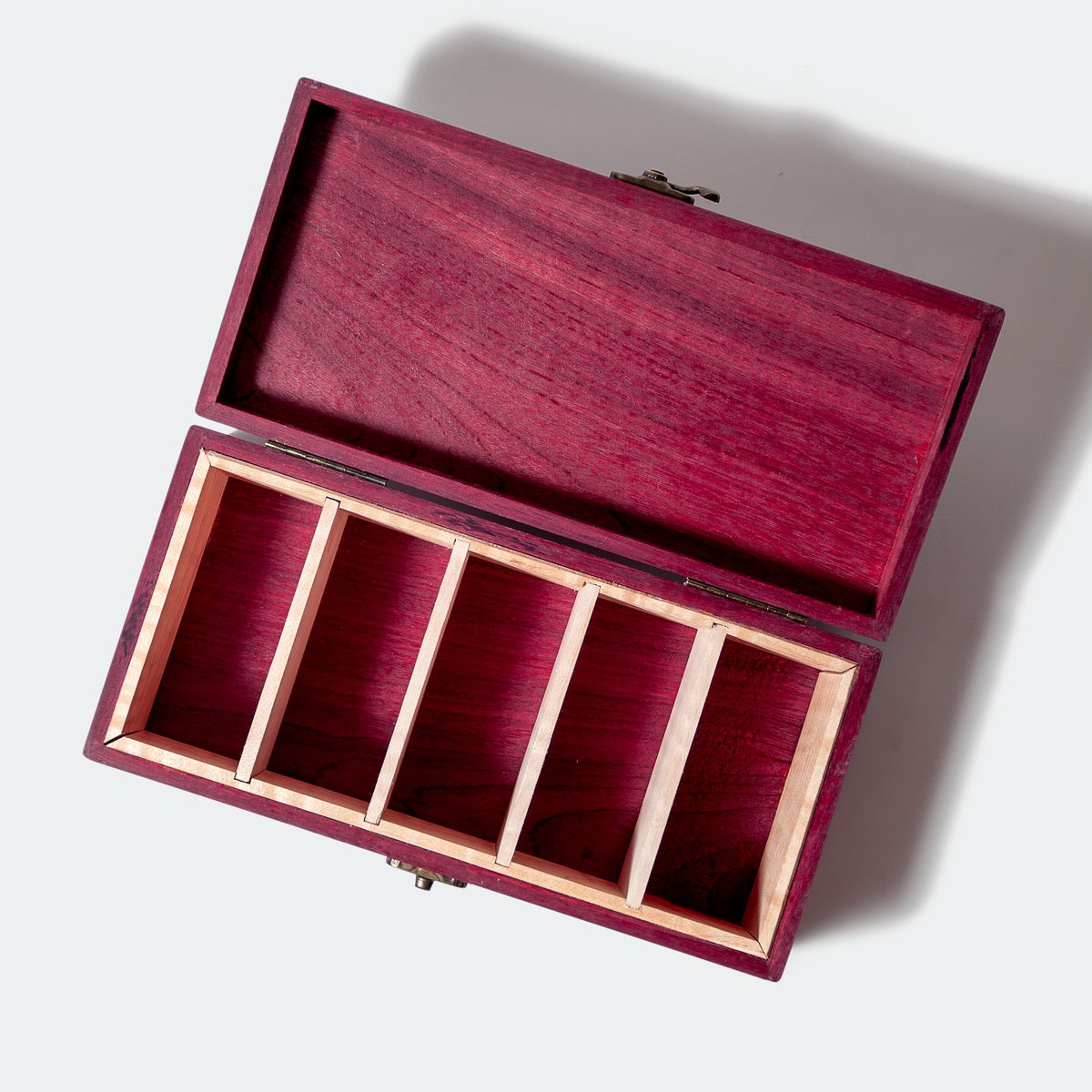 Wooden Card Deck Box, handmade by Red Ridge Woodworking, view 8