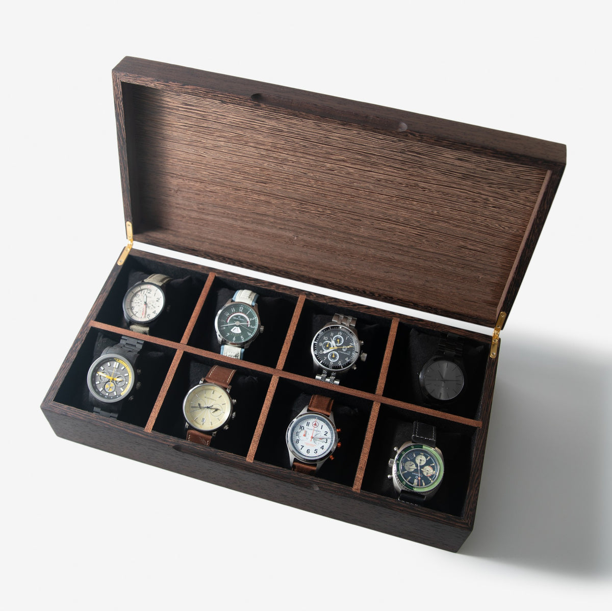 Wenge Watch Box, handmade by Red Ridge Woodworking, view 17