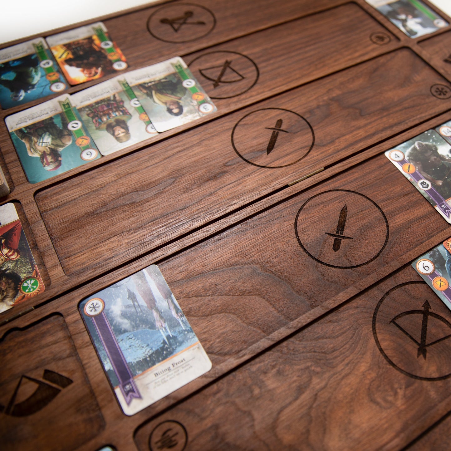 Gwent Board BUNDLE - Witcher Card Game - Genuine Hardwoods