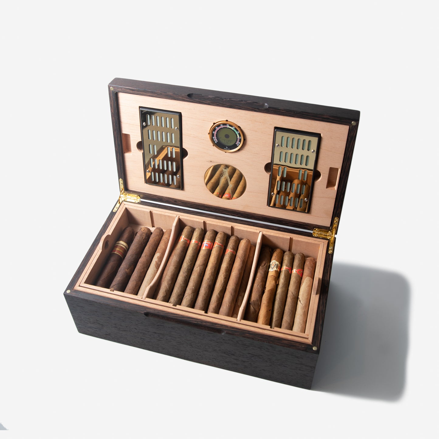 Wenge Humidor with Spanish Cedar Lining | 80 Churchills