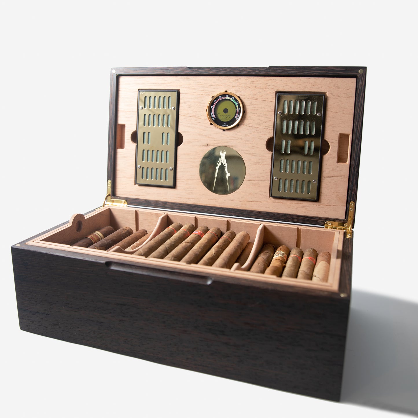 Wenge Humidor with Spanish Cedar Lining | 80 Churchills