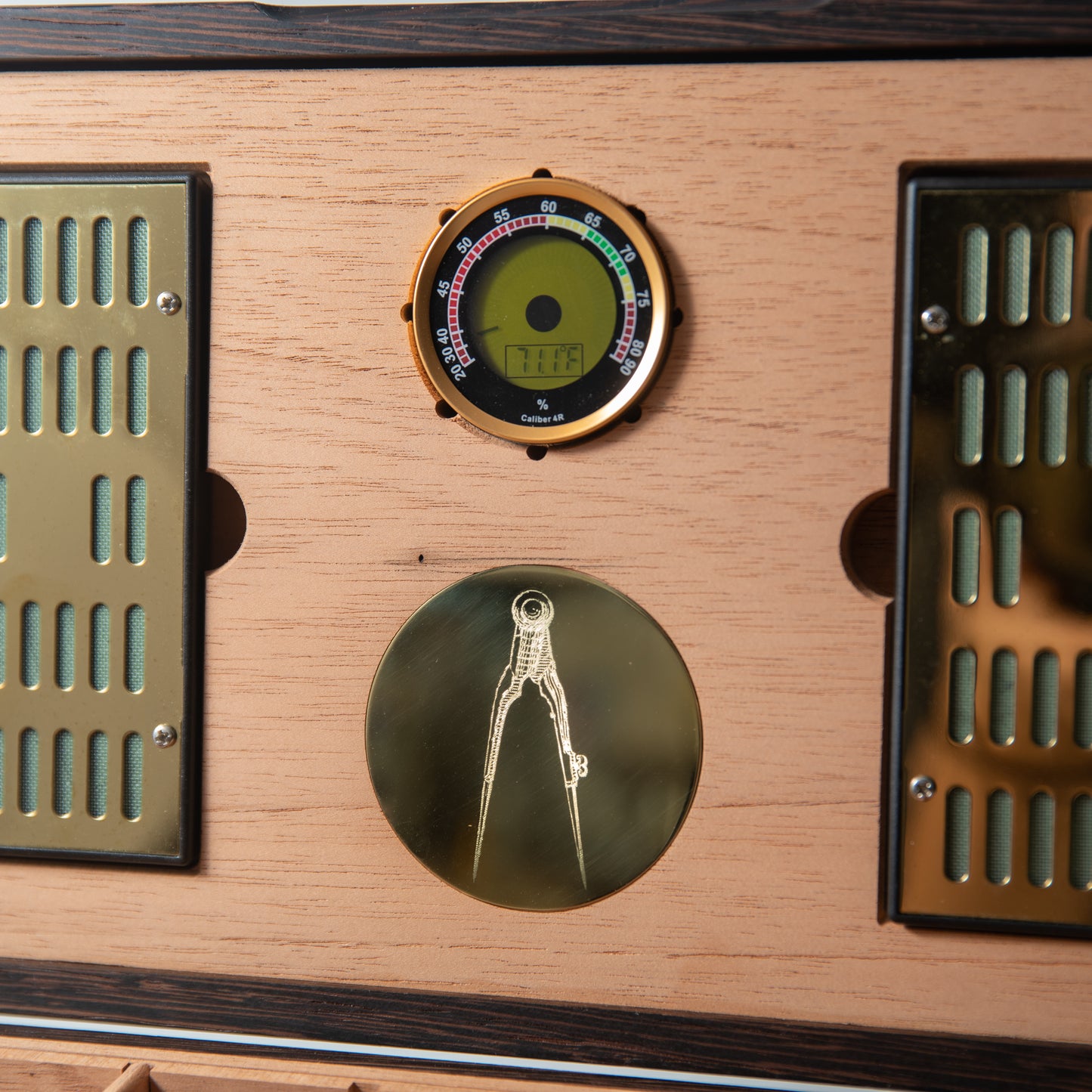 Wenge Humidor with Spanish Cedar Lining | 80 Churchills